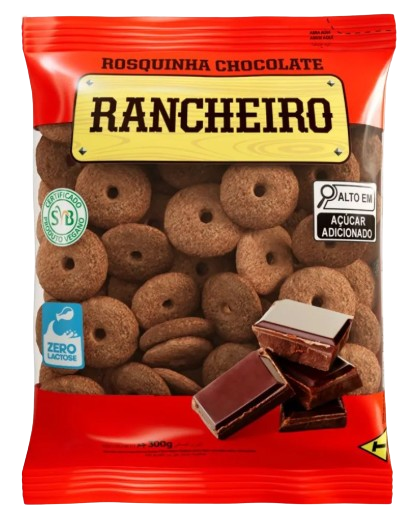 Biscoito Rancheiro Rosquinha Chocolate 300gr