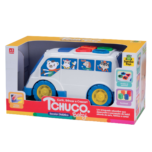 Brinquedo Onibus Escolar Didatico Samba Toys
