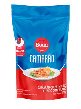 Camarao Inteiro Cozido Boua 200gr