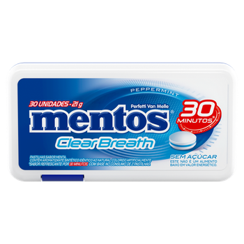 Chicle Mentos Clear Breath 30min 21gr