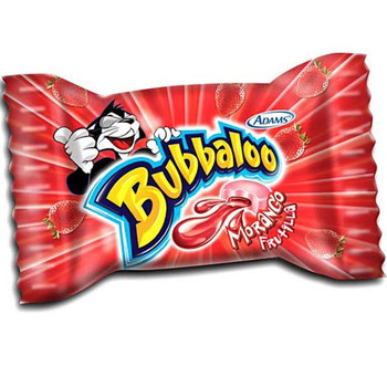 Chiclete Bubbaloo Morango 5gr