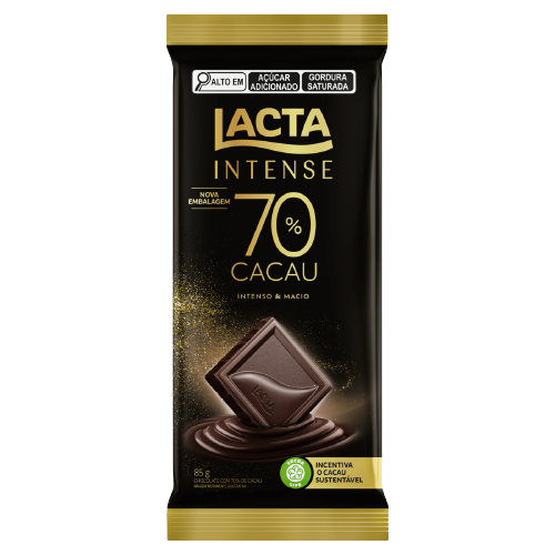 Chocolate Lacta 70% Cacau Intense 85gr