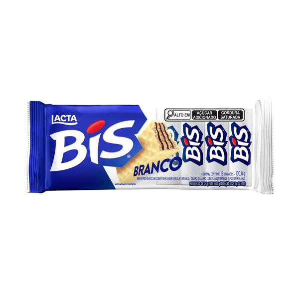 Chocolate Lacta Bis Laka Branco 100,8gr