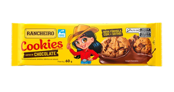 Cookies Rancheiro Chocolate Gotas Chocolate 60gr