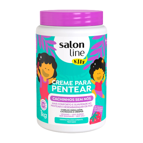 Creme De Pentear Kids Salon Line To De Cachinho Sem Nos 1kg