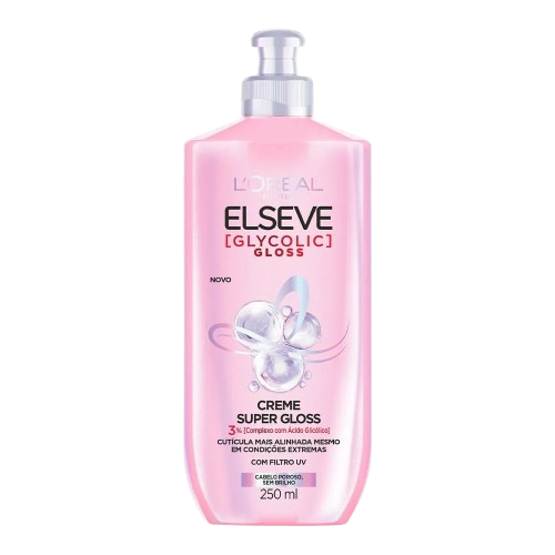 Creme Pentear Super Gloss Elseve Glycolic Gloss 250ml