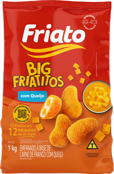 Empanados Big Friatitos Com Queijo 1kg