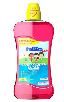 Enxaguante Bucal Hillo Kids Tutti Frutti 500ml