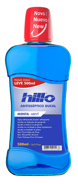 Enxaguante Bucal Hillo Menta 500ml