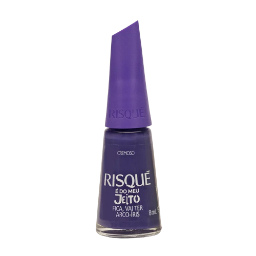 Esmalte Risque Bl.E Do Meu Jeito Fica Vai Ter Arco Iris 8ml