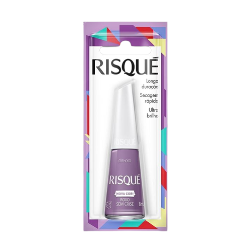 Esmalte Risque Roxo Sem Crise 8ml