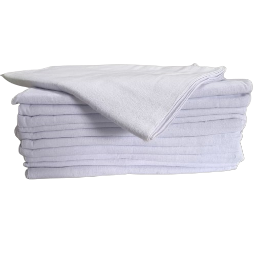 Flanela P/Limpeza Branca 30cmx50cm Limpa Lar