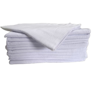 Flanela P/Limpeza Branca 30cmx50cm Limpa Lar