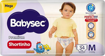 Fralda Babysec Galin Pint Mega Pants Md 34x1