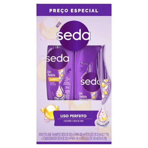 Kit Seda Sh Liso Perfeito 300ml+cond 190ml
