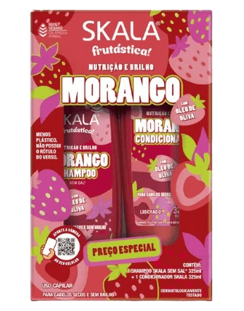 Kit Skala Shampoo Morango+cond 325ml