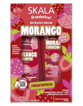 Kit Skala Shampoo Morango+cond 325ml