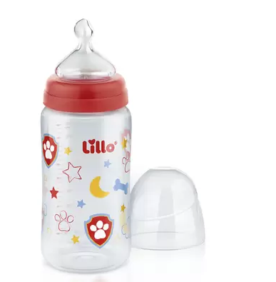 Mamadeira Patrulha Canina Bico Silicone 6m+ Neutra - Lillo
