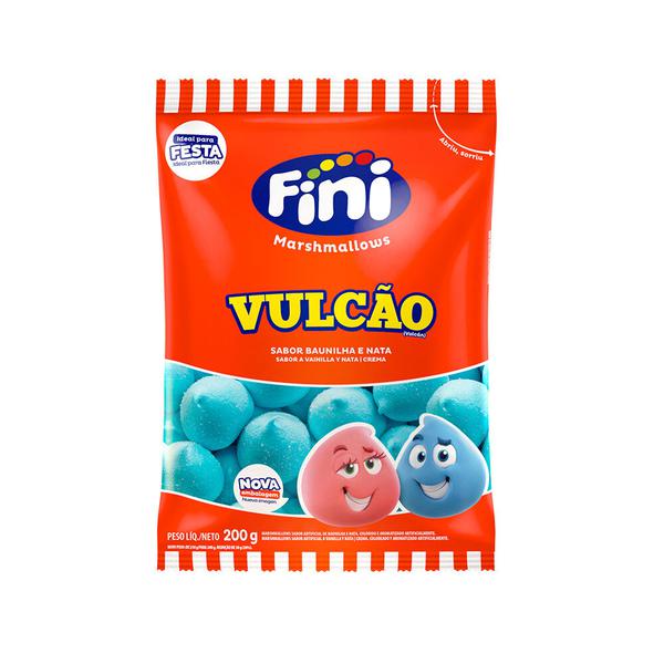 Marshmallow Fini Vulcao Azul 250gr