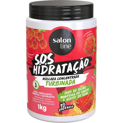 Mascara Salon Line Hidratacao Turbinada 1kg
