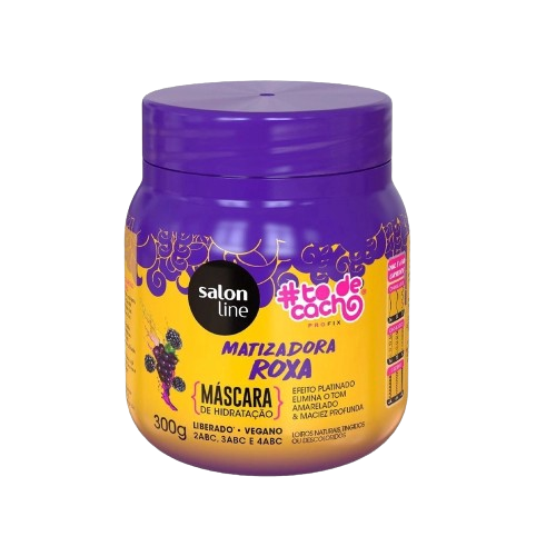 Mascara Salon Line Todecacho Condicionante Matz Roxa 300gr