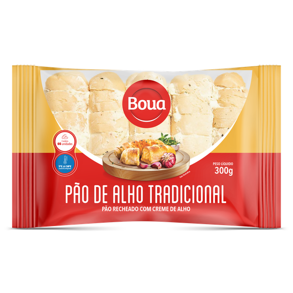 Pao De Alho Boua Tradicional 300gr
