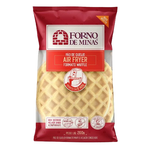 Pao Queijo Waffle Forno De Minas 200gr