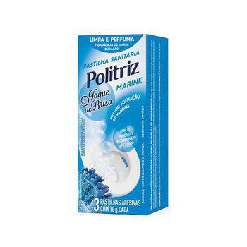 Pastilha Sanitaria Politriz Toque Brisa Marine 10gr