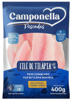 Peixe File Tilapia Camponella 400g