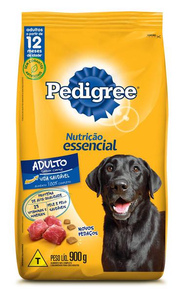 Racao Pedigree Nut. Essencial Ad. Ao Leite 900gr