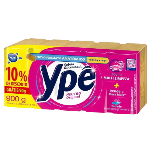 Sabao Barra Ype Neutro 5x1 10% Desconto 900gr