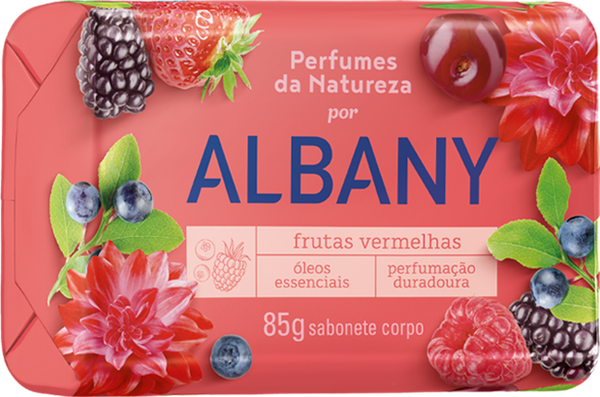 Sabonete Albany Frutas Vermelhas 85gr