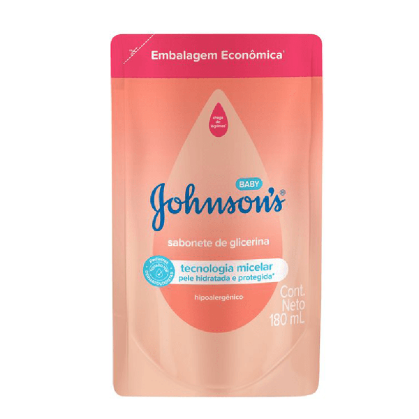 Sabonete Liquido Johnsons Baby Cabeca/Pes Refil 180ml