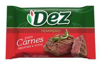 Tempero Po Dez Carne 50gr