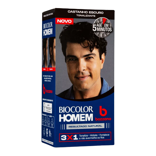Tinta Cabelo Biocolor Bozzano Men Cast Escu