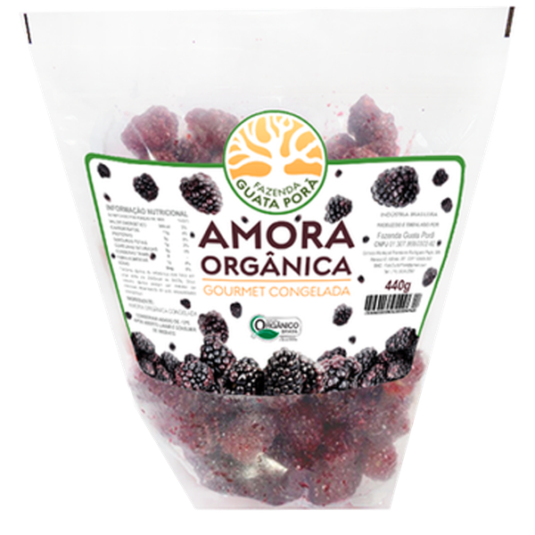 Amora Orgânica Congelada FAZENDA GUATA PORA 440g