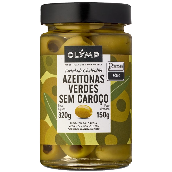 AZEITONAS VERDE OLYMP S/CAROCO PT 150g