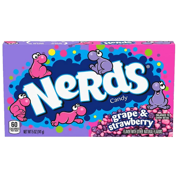 BALA NERDS CONFEITO GRAPE STRANB 141,7g