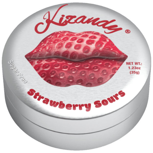 BALAS KIZANDY SOUR MORANGO LT 35g