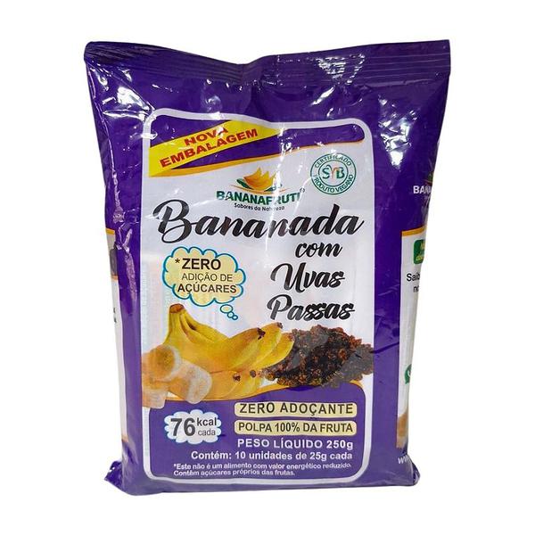 Bananada Com Uva Passa BANANAFRUT 250g