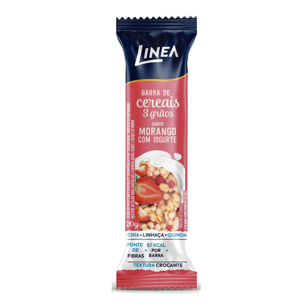 Barra de Cereal Morango c/ Iogurte LINEA 20g