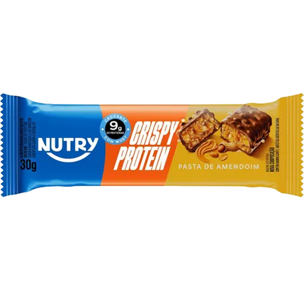 BARRA PROTEIN 9g CRISPY AMENDOIM 30g
