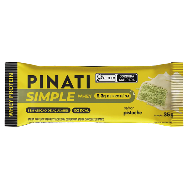 Barrinha De Proteína Pistache PINATI SIMPLE 35g