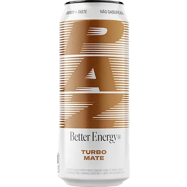 Bebida Energetico Turbo Mate Lata PAZ 473ml