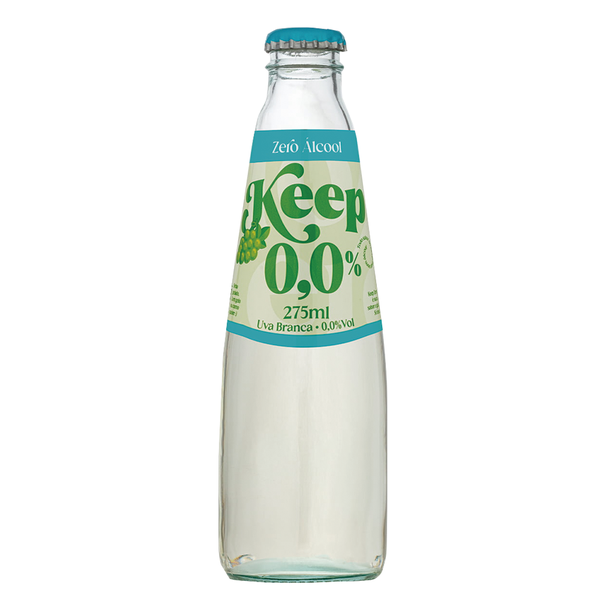 Bebida Uva Branca Zero Álcool KEEP COOLER 275ml