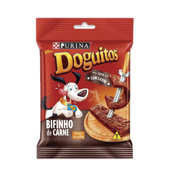 Bifinhos Para Cachorro Carne DOGUITOS PURINA 65g