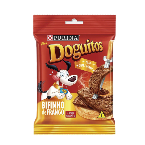 Bifinhos Para Cachorro Frango DOGUITOS PURINA 65g