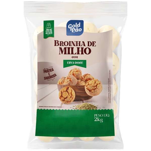 BROA DE MILHO GOLD PAO C/ EVA DOCE 360g