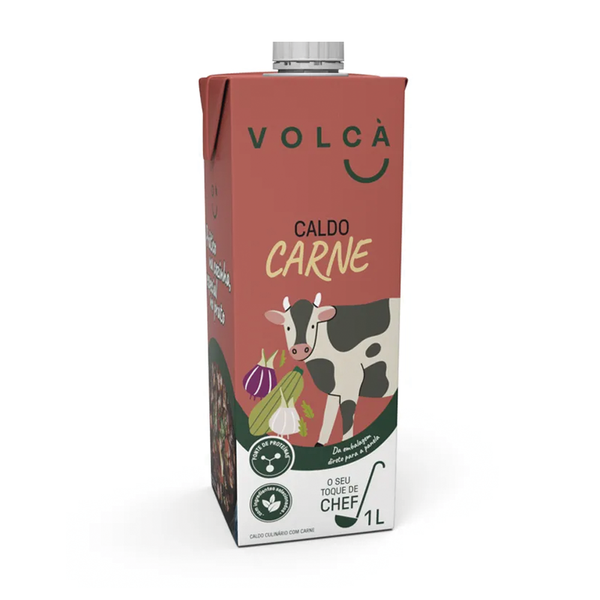 Caldo Líquido de Carne VOLCA 1L