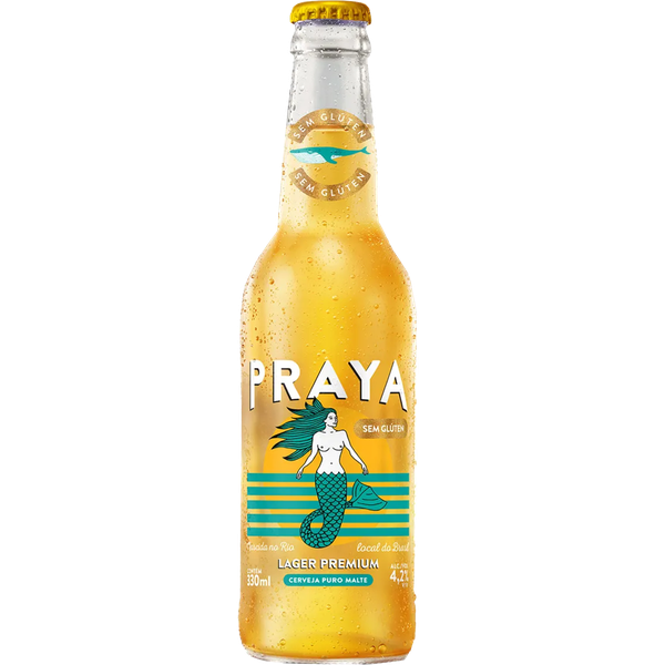 CERV PRAYA S/GLUTEN L NECK 330ml